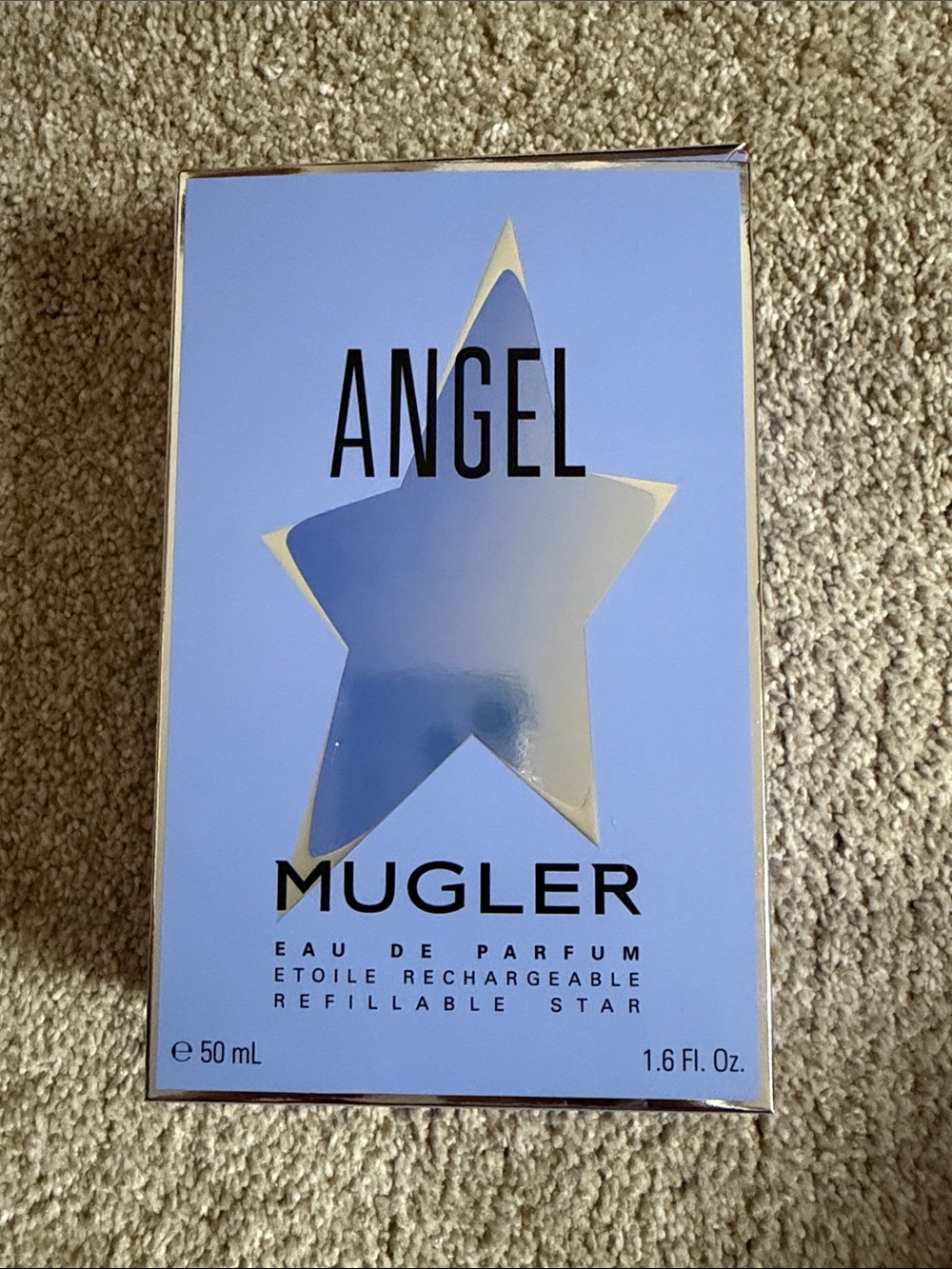 Angel 1.6 fl oz spray refillable bottle used one time